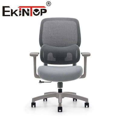 Moderne Mid-Back Office Chair Grey Mesh Chair Minimalist Computer Room Mesh Taakstoel