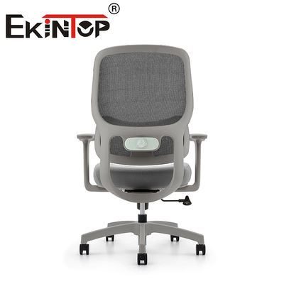 Moderne Mid-Back Office Chair Grey Mesh Chair Minimalist Computer Room Mesh Taakstoel