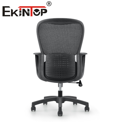 Bureaustoel met mesh rugleuning, draaibaar, verstelbaar, directiestoel, comfortabel, ondersteunend, mesh bureaustoel