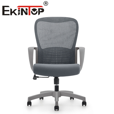 Moderne liftstoel grijs ademend mesh comfortabele ergonomische bureaustoel mesh taakstoel
