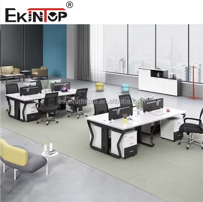 Kantoorruimte Bureaubureaustation Modulair Bureaubureau meubilair Open modulair Personeel Werkstation