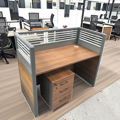 Ekintop Modern Modular Wooden Office Workstation Desk Durable Furniture for Work or Study
