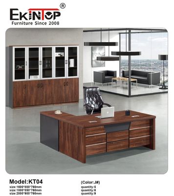 Elektronisch kantoor tafel Modern Houten kantoor tafel Desk met laden