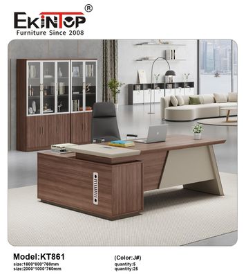 Elektronisch kantoor tafel Modern Houten kantoor tafel Desk met laden