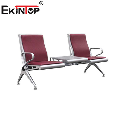 Roestvrij staal het Wachten Stoel 2 Certificaat van Ce ISO van Seater het Comfortabele