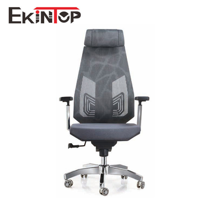 De Armsteun van Officeworksgray mesh chair swivel ergonomic with pp