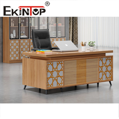 Meubilaircomité Houten Bureau Één Seater-het Bureau van het Lijstpersoneel