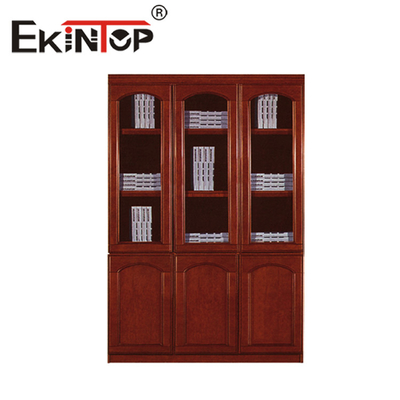 Kantoor Boekenkast Houten Archiefkast Verf Fineer Archief Vitrinekast