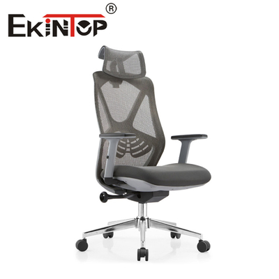 Hot Sales Computer Stoel Luxe Mesh Stoel Rolling Swivel Massage Bureaustoel Met Lendensteun Hoofdsteun Voor Werk
