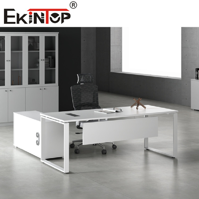 Lijst van het het Bureau de Moderne Houten L-vormige Uitvoerende Bureau van het luxeKantoormeubilair