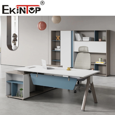Van het de Vormbureau van luxe de Verlengbare L van de de Lijst Uitvoerende Manager aangepaste Grootte Desk