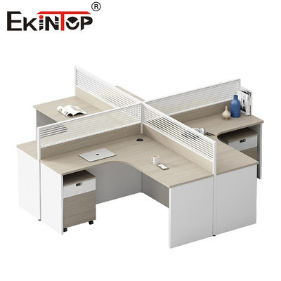 Moderne kantoormeubels Design Houten afschermingen Kantoorkamer Tafel Werkstation