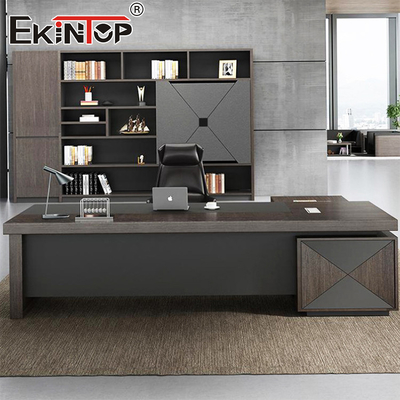 Hoogwaardige L-vormige bureau tafel CEO Tafel Business Style Unieke bureau
