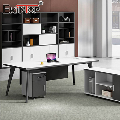 Nieuw ontwerp meubilair Huis kantoor bureau L-vormige kantoor tafel Modulair bureau meubilair