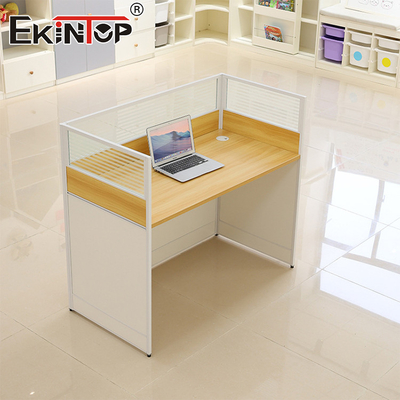 Moderne houten computer bureau kantoor bureau klein bureau tafel