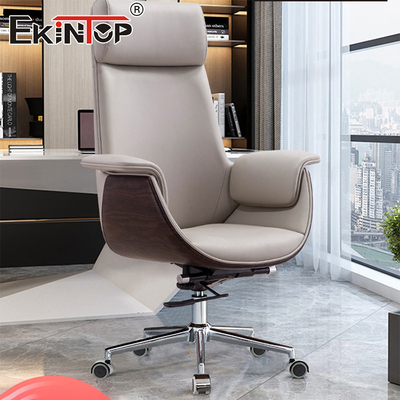 Modern stijl hoge rug wit leer kantoor stoel Home Office bureau stoel