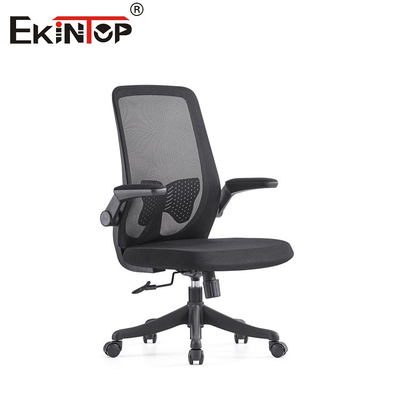 Comfortabele mid back mesh draaiende stoel stof verstelbare kantoor zitplaatsen