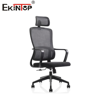 Ergonomische hoge rug kantoor stoel verstelbare stoel hoofdsteun stoel stof