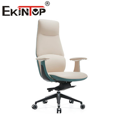 Moderne luxe baas leer kantoor stoel draaibare ergonomische stoel robuuste kantoor stoel